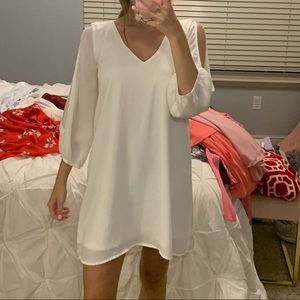 white LuLu’s dress